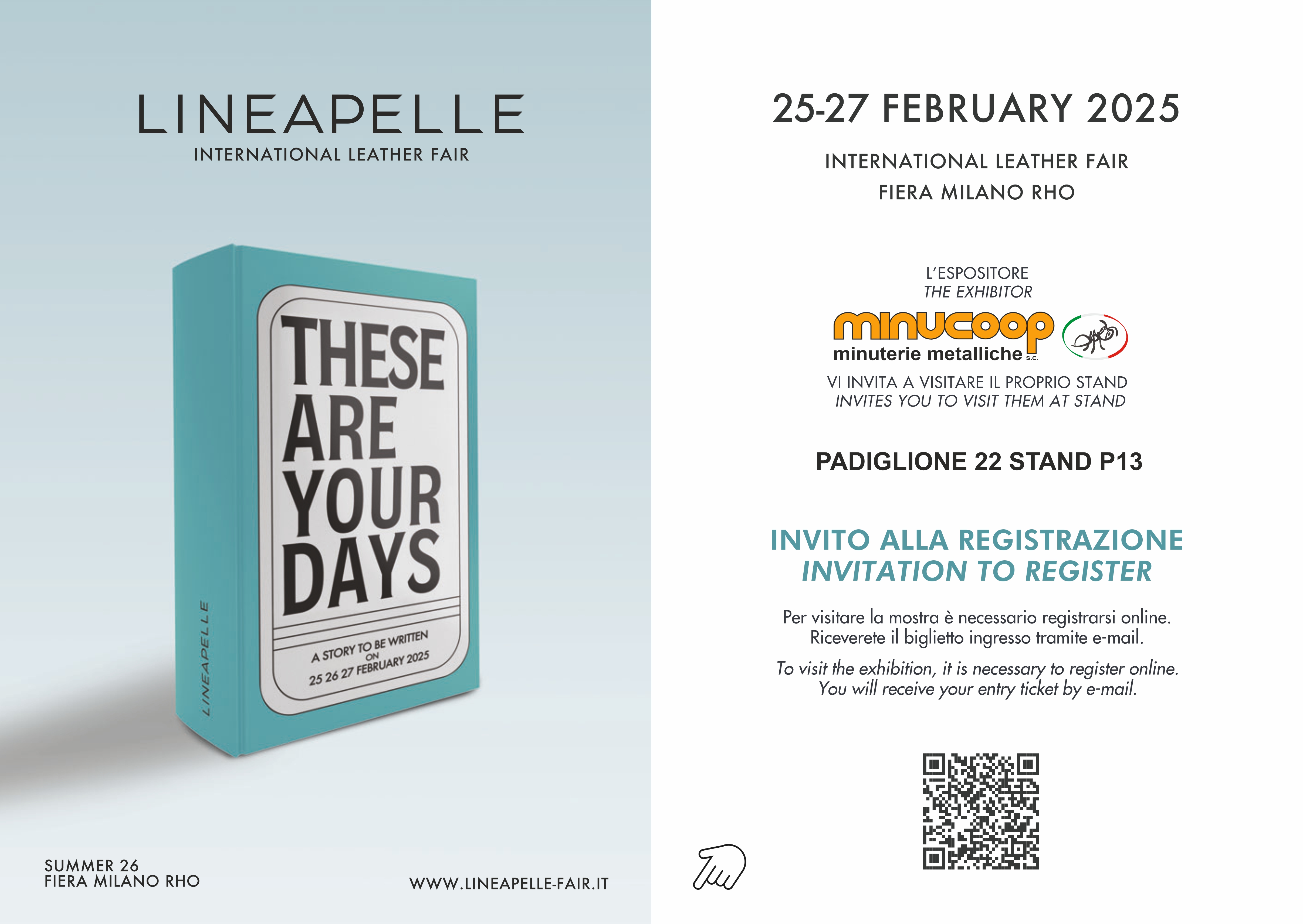 Minucoop s.c. is present at the lineapelle fair february 2025